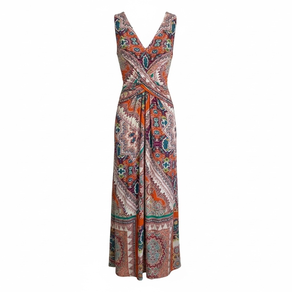 Maison Derhy Colorful Patterned Maxi Dress size small